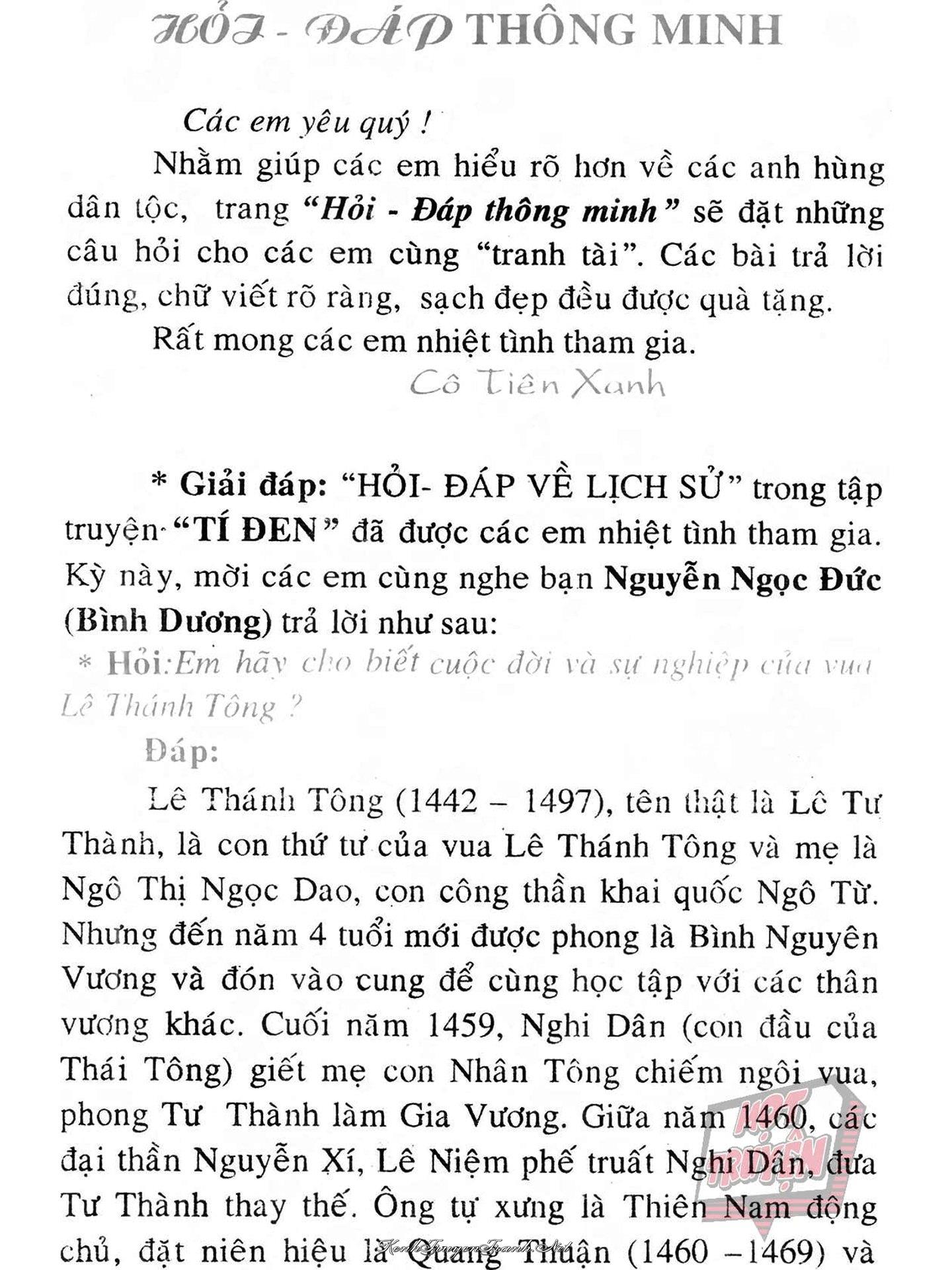 Kênh Truyện Tranh